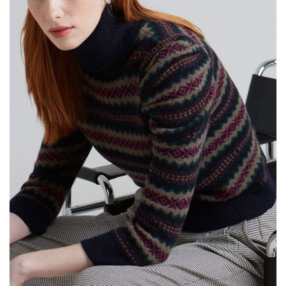 Autumn Cashmere Puff Sleeve Turtleneck, size Medium (fits size small) - Picture 12 of 12